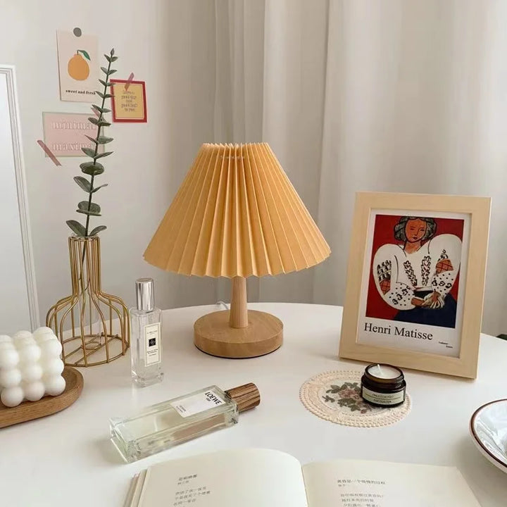 BowLift | Foldable Pleat Table Lamp - Stylish Foldable LED Table Lamp for Unique Interior Design