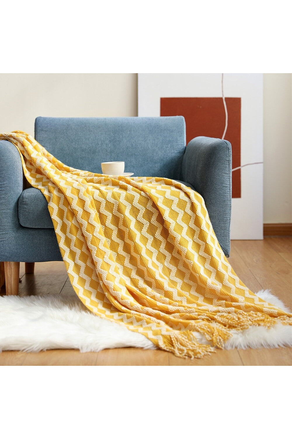 Solid Color Sofa Blanket | Bowlift
