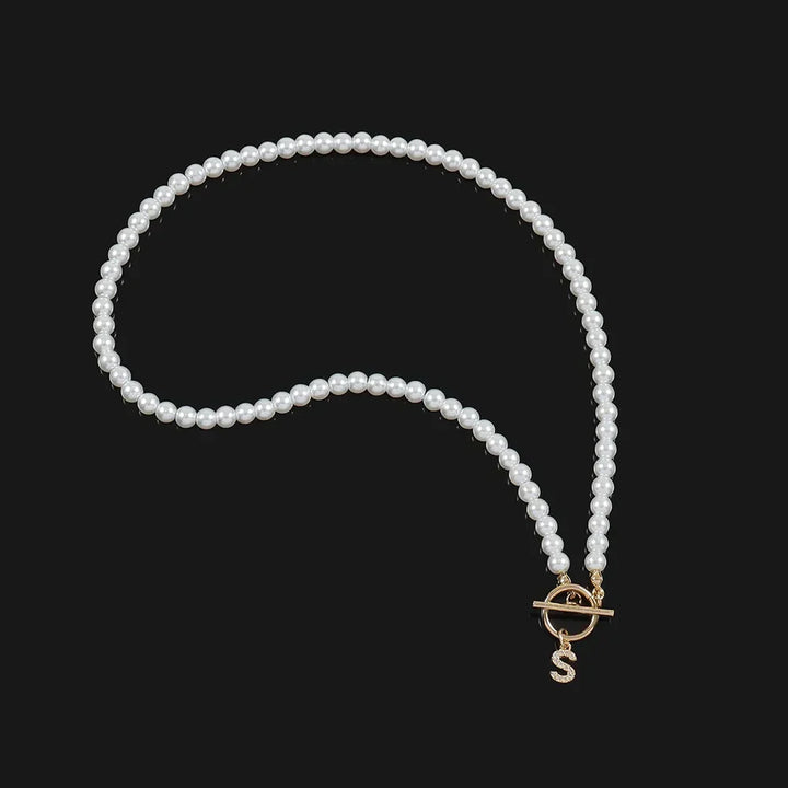 Pearl Necklace for Girls with Initials