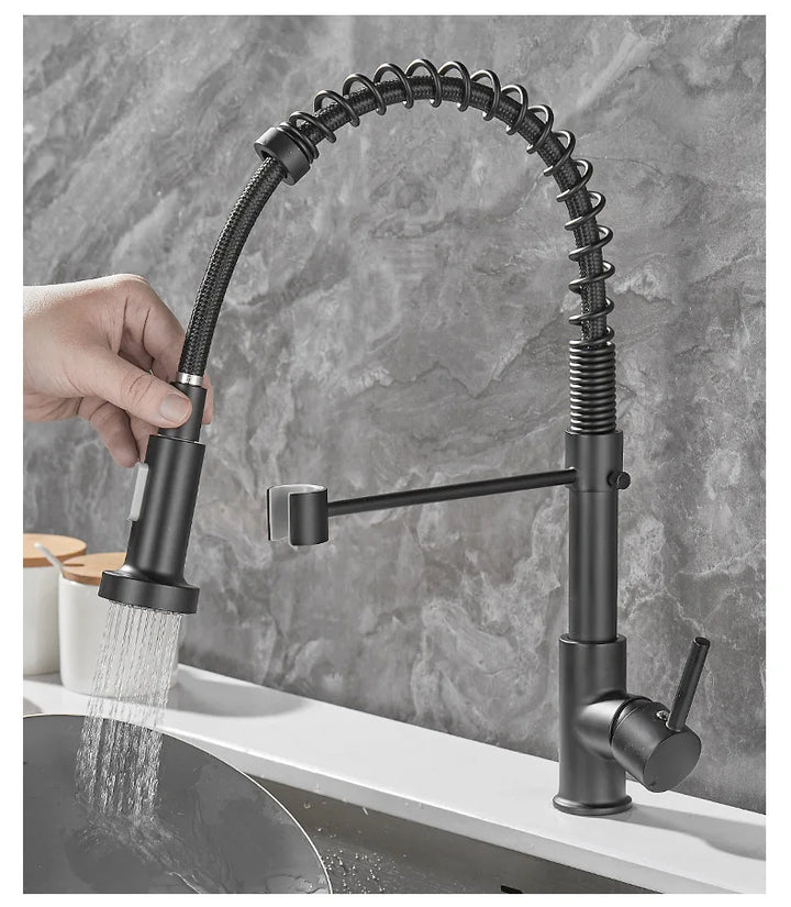 AquaFusion – Modern Kitchen Tap with Stylish Functionality Bowlift