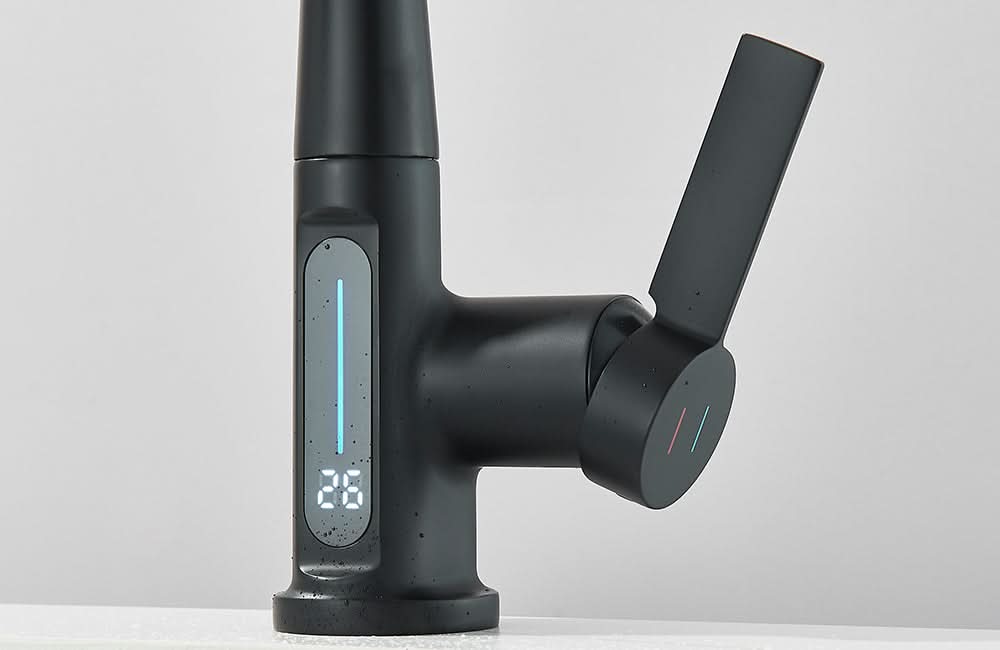 BowLift | LUXOR - Modern digital washbasin tap
