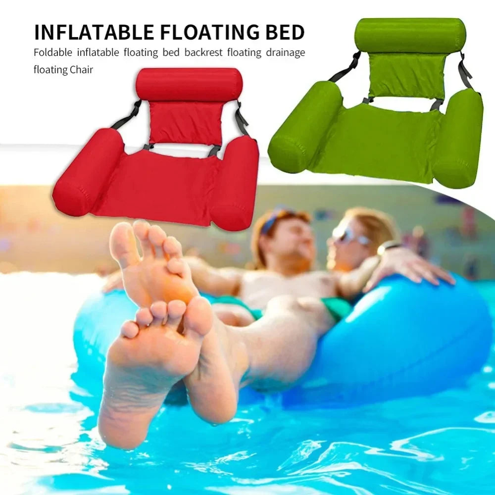 BowLift | Inflatable Water Hanging Chair | Adjustable & Portable | AquaLiva Pool Lounge for Beach & Swimming Pool – 100×120 cm