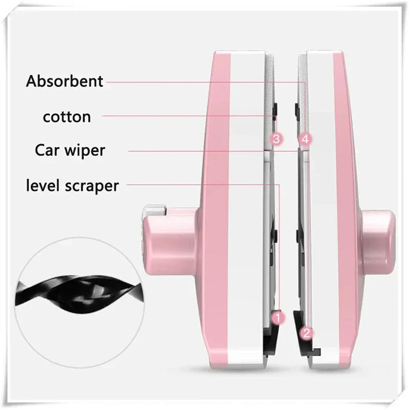 Magnetic DouBowlifte-Sided AdjustaBowlifte Window Cleaner Gadget | Bowlift