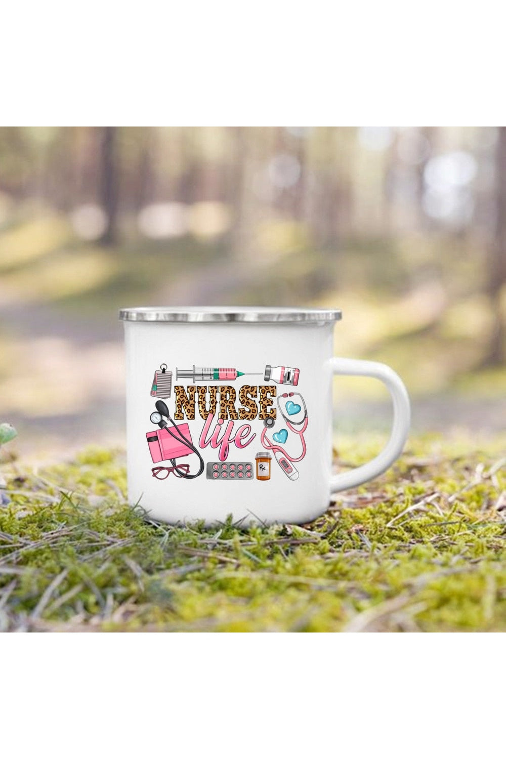 Life Themes Enamel Cup | Bowlift