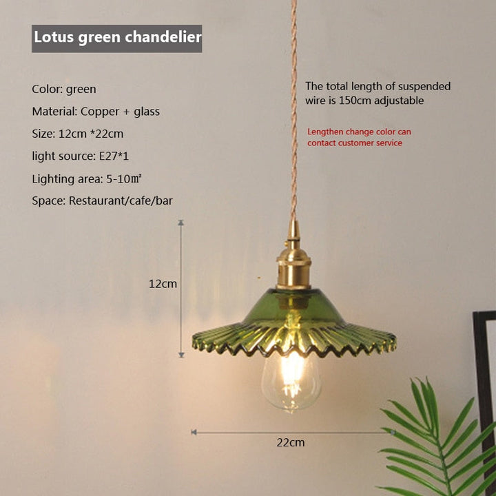 BowLift | Nordic Brilliance Transparent Glass Pendant Lamp