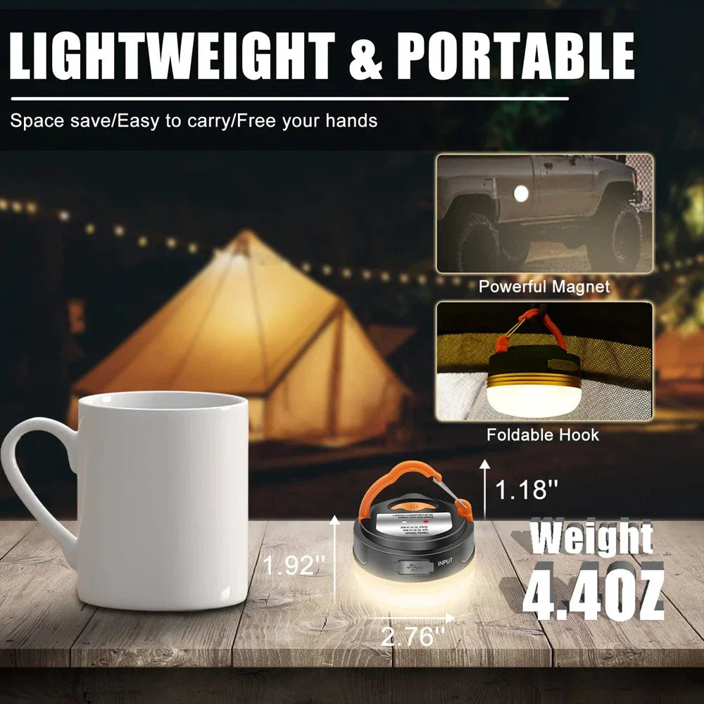 Practical Camping Magnetic LED Rechargeable Light | Bowlift