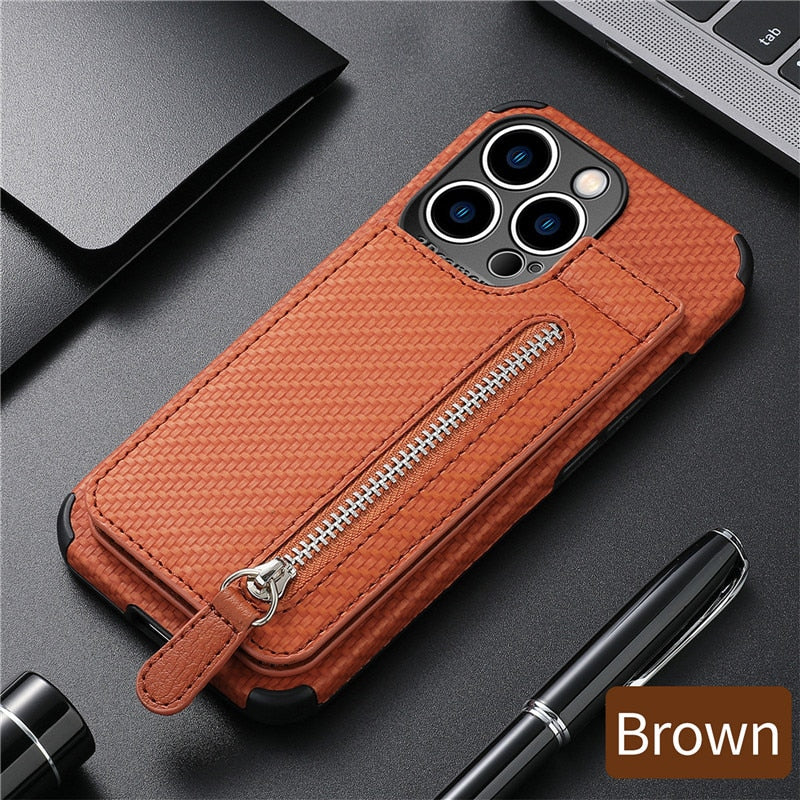 BowLift | Zip Zip Elegance Wallet iPhone Case