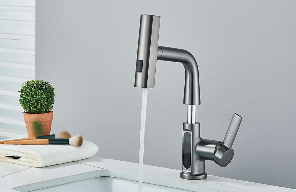 BowLift | LUXOR - Modern digital washbasin tap