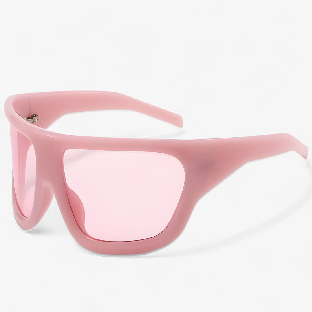 Oversized Steampunk Sports Sunglasses with Wraparound Design – Ignix | Bowlift