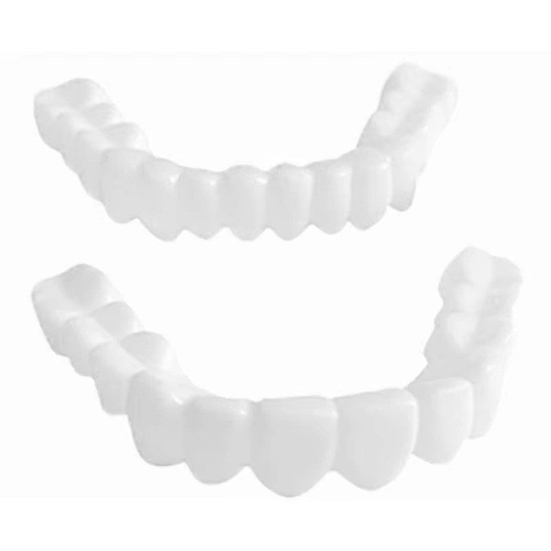BowLift | 2PCS Snap-On Veneer Dentures for Men and Women, Instant Temporary Tooth Cover for a Confident Smile