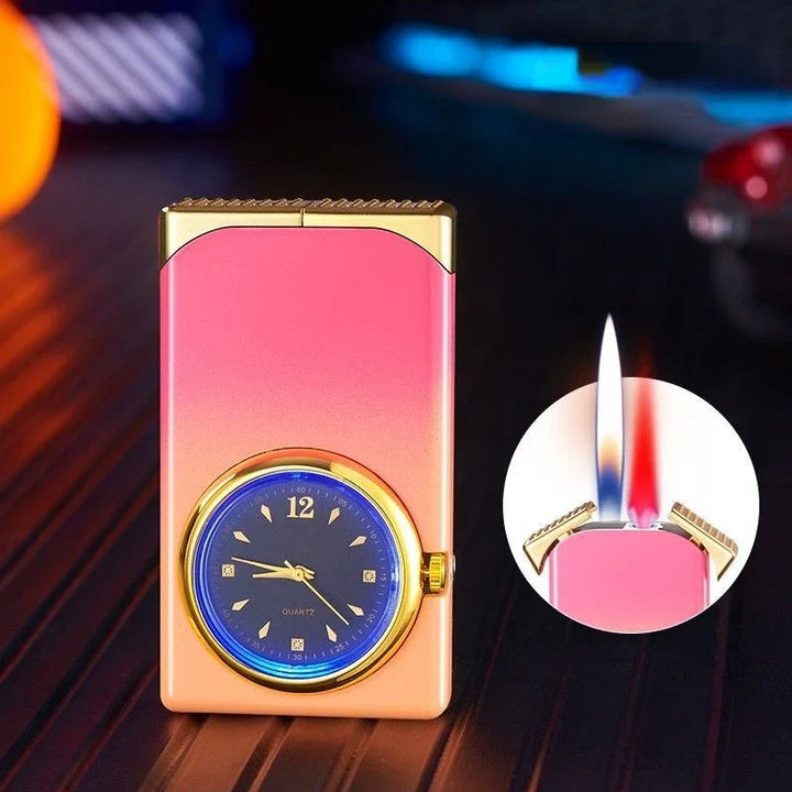 Creative Dual Fire Gradient Color Lighter Watch | Bowlift