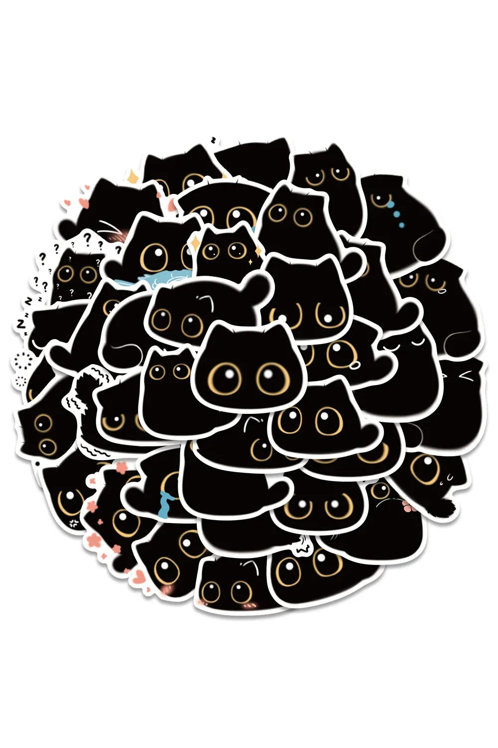 Black Cat Stickers | Bowlift