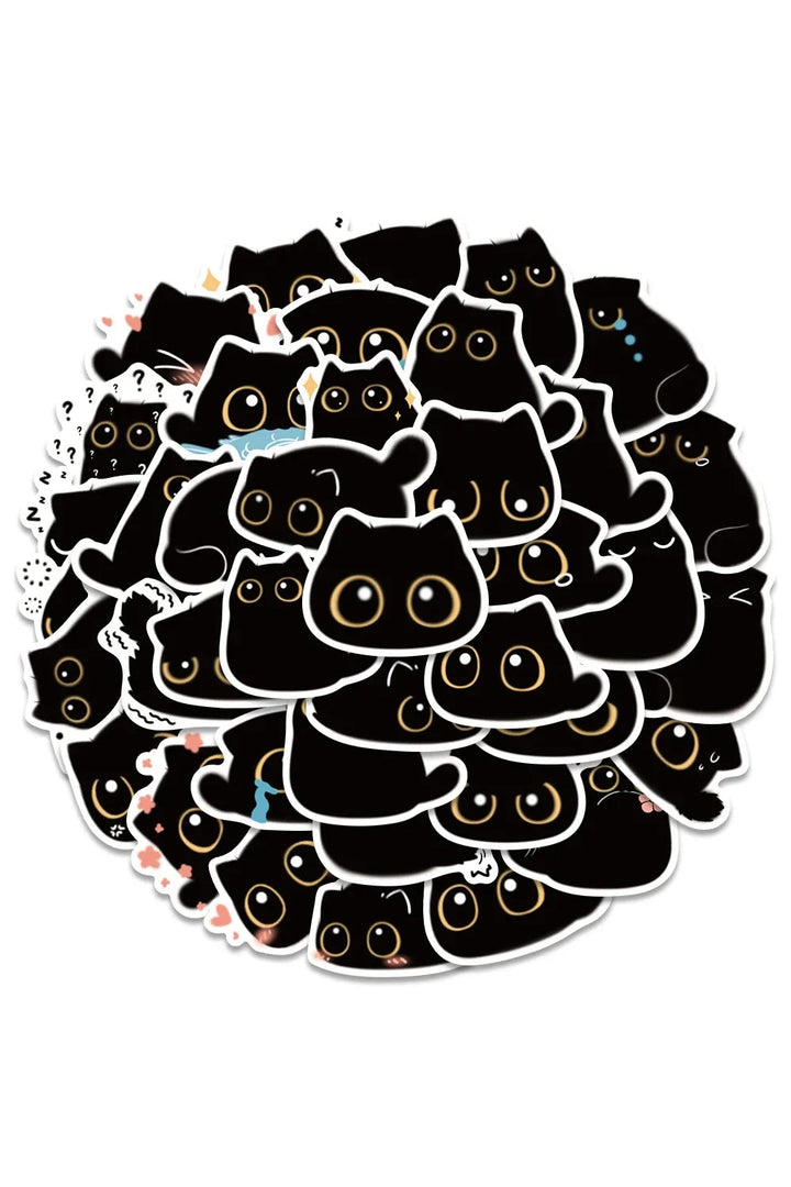 Black Cat Stickers | Bowlift