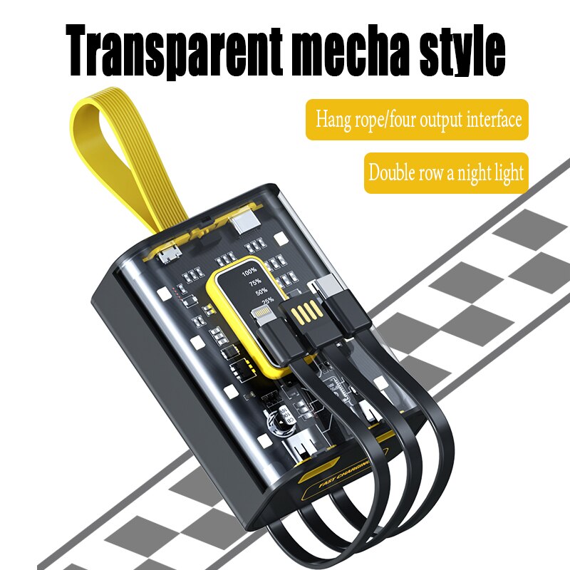 BowLift | Transparent Insight Quick Charge Powerbank