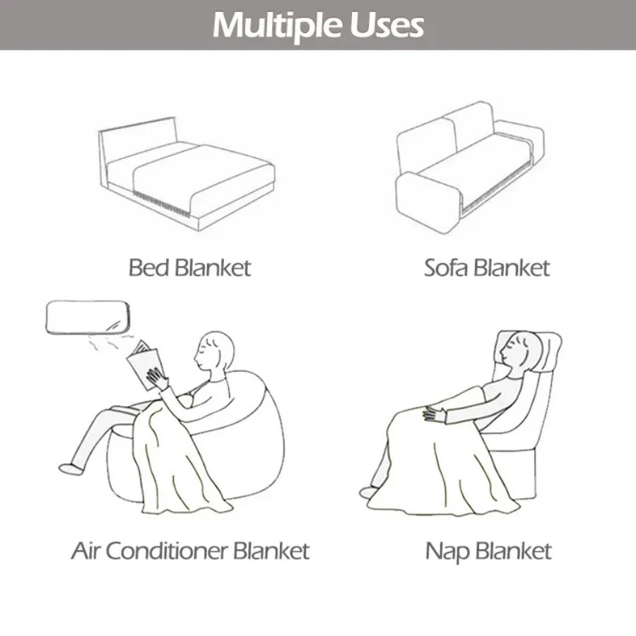 BowLift | Sofa Towel With Tassels