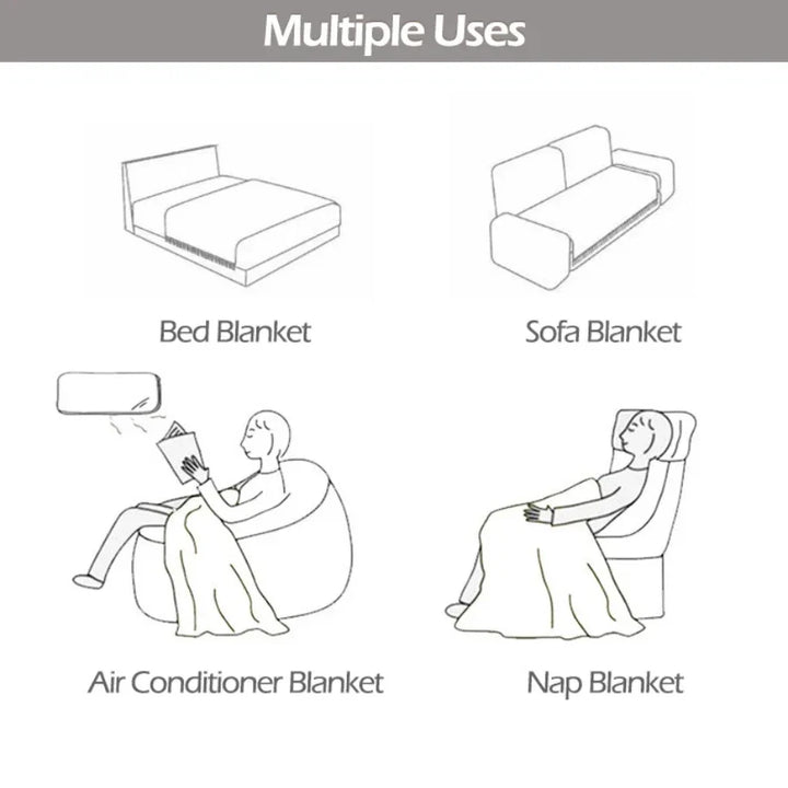 BowLift | Sofa Towel With Tassels