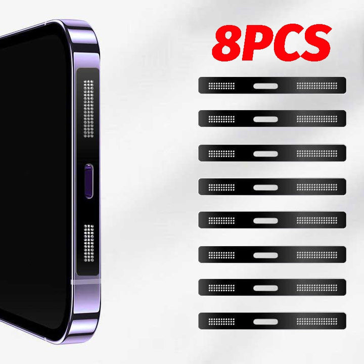 BowLift | 8pcs Metal Phone Speaker Dustproof Sticker Net