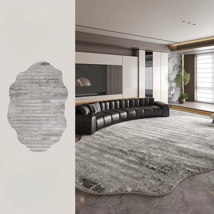 BowLift | Irregular Plush Rug Light Luxury Washable for Bedroom and Living Room