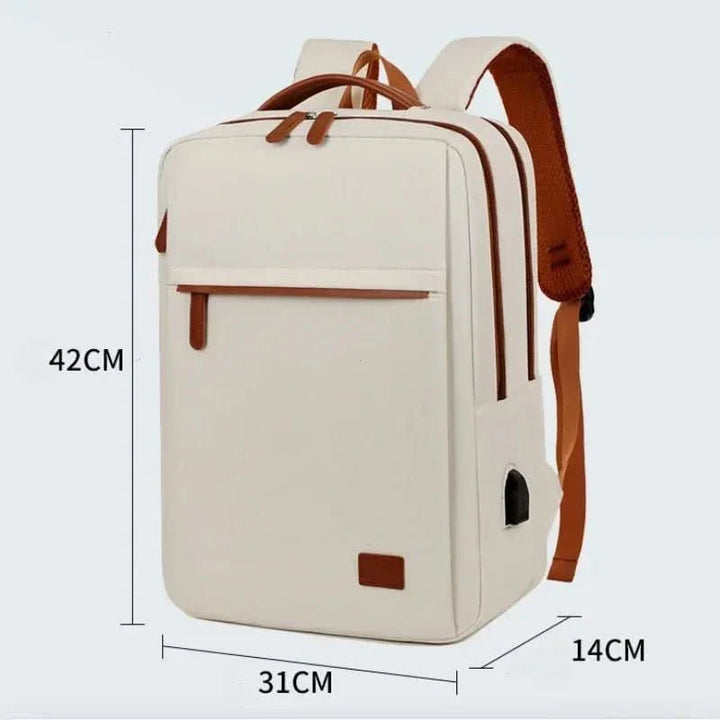 BowLift | Travel backpack with laptop compartment and USB port for everyday & business trips