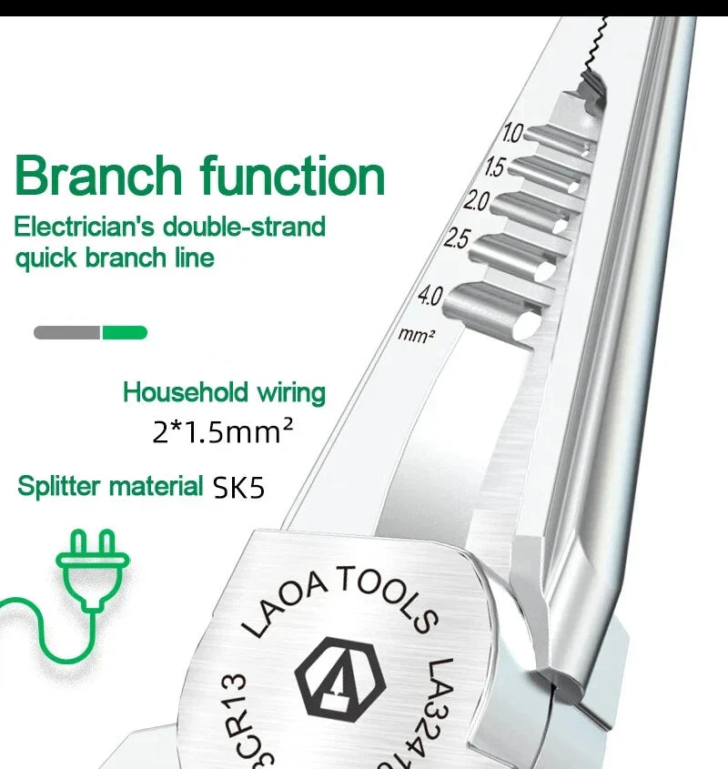 BowLift | Multi-Functional Wire Stripper with Tester Function