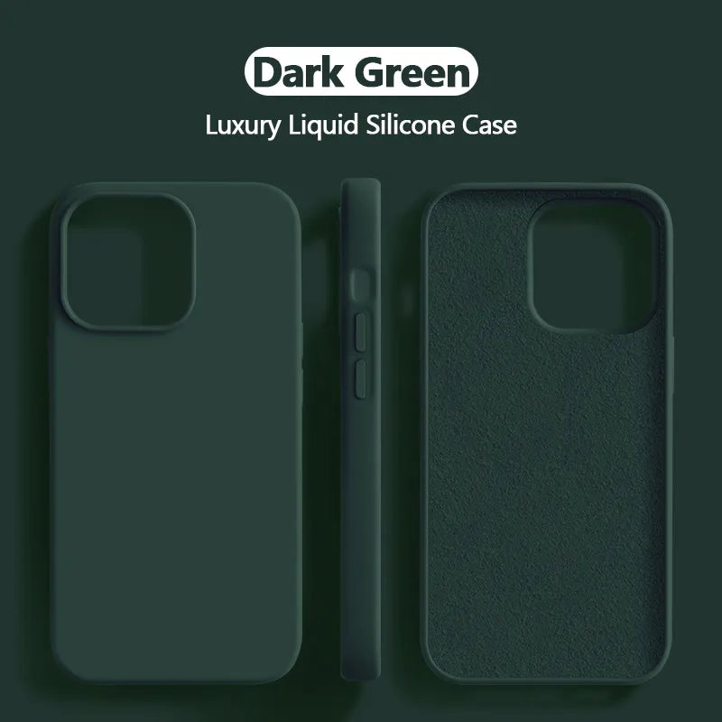 BowLift | Liquid silicone case shockproof for iPhone 15 14 13