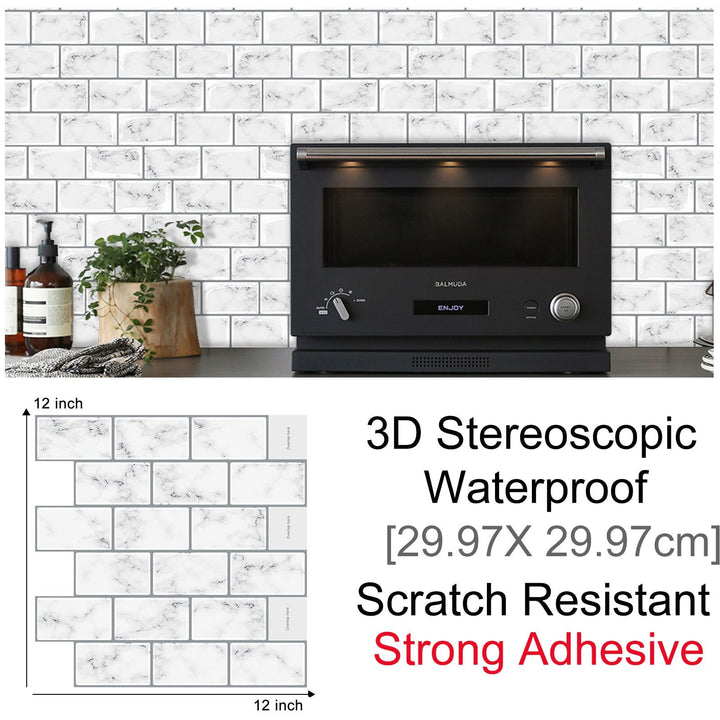 3D Self-Adhesive Hexagonal Wall Stickers | Bowlift