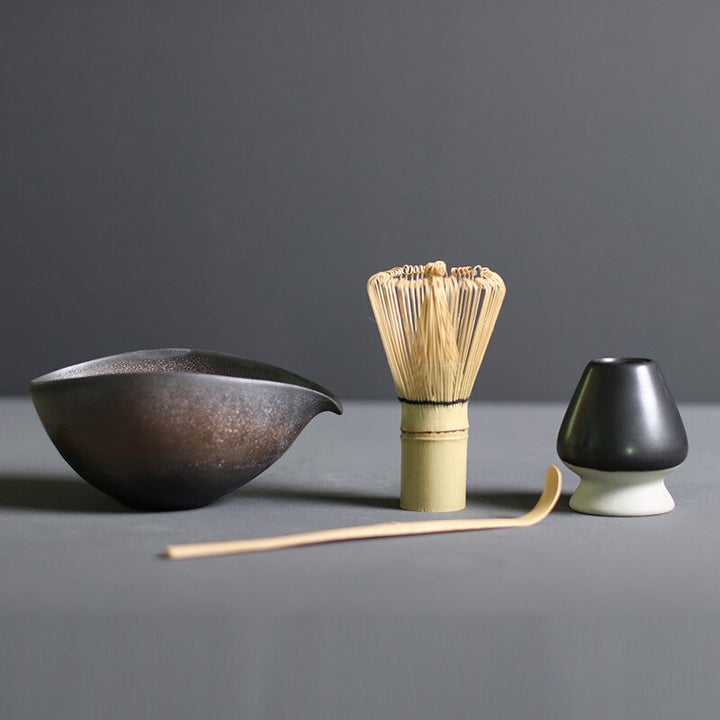 BowLift | TenchaTime | Complete Matcha Set – Bamboo Whisk & Ceramic Bowl – Authentic Japanese Tea Kit