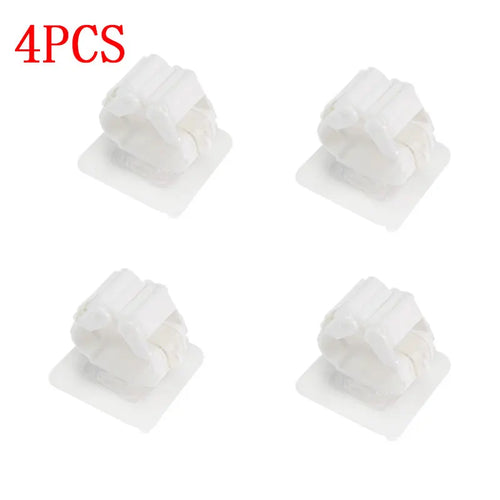BowLift | Mop holder FixoGrip | Self-adhesive & Waterproof | Wall mount without drilling | Set of 4