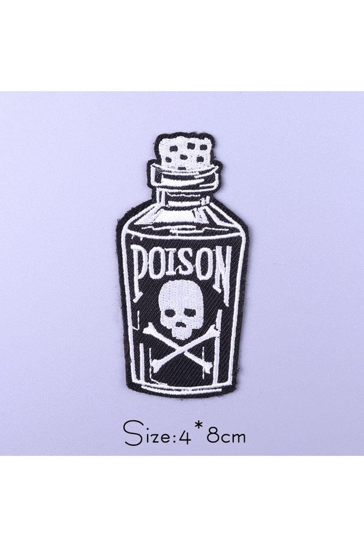 Punk Style Embroidered Patches | Bowlift