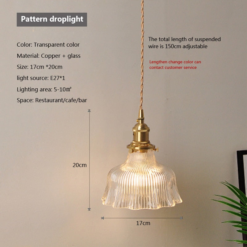 BowLift | Nordic Brilliance Transparent Glass Pendant Lamp