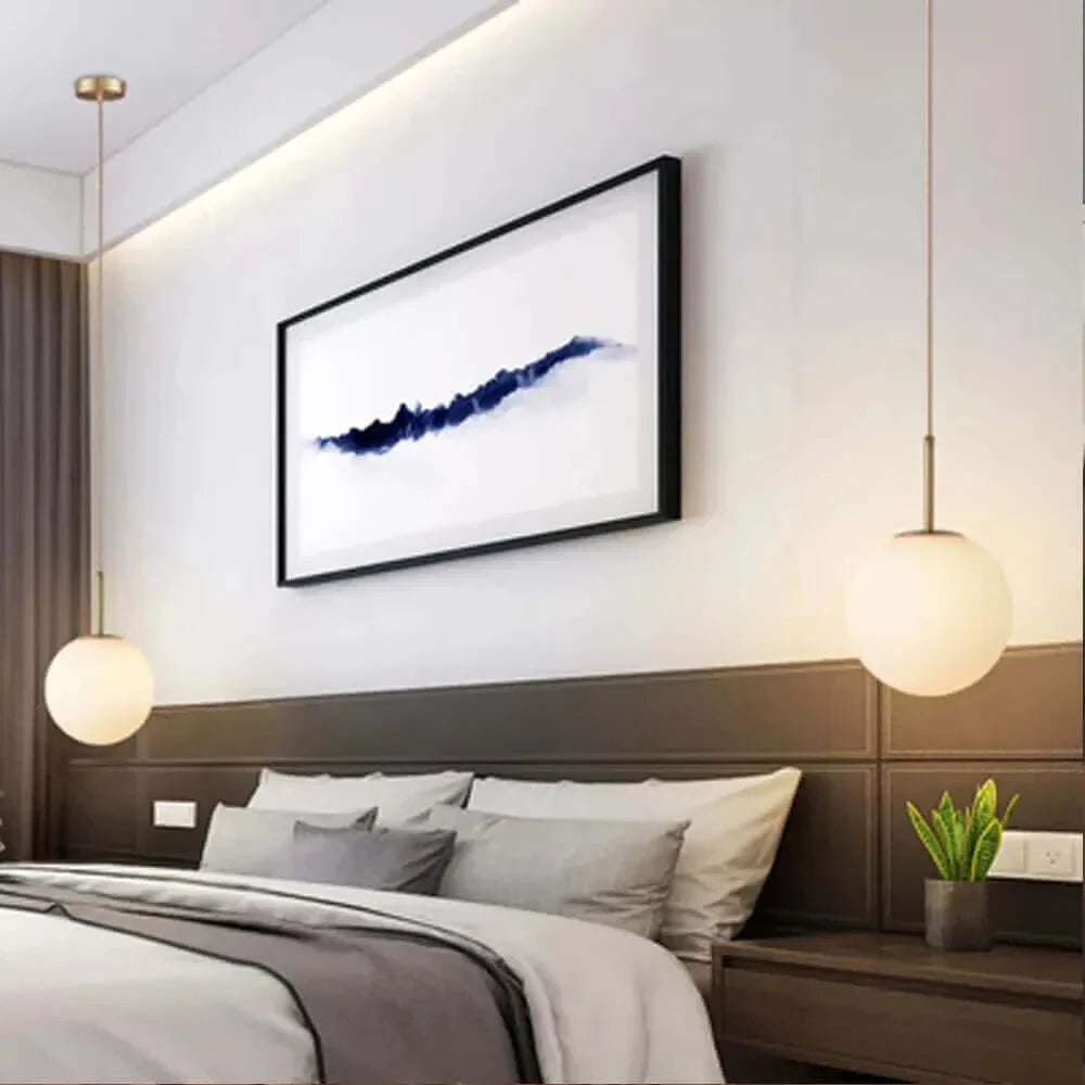 BowLift | Mid-Century Modern Glass Ball Pendant Light