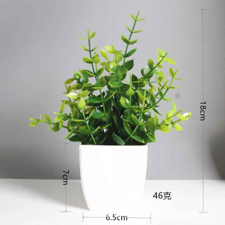 BowLift | Everleaf Bonsai | Eucalyptus Design | Low Maintenance & Durable | Decorative