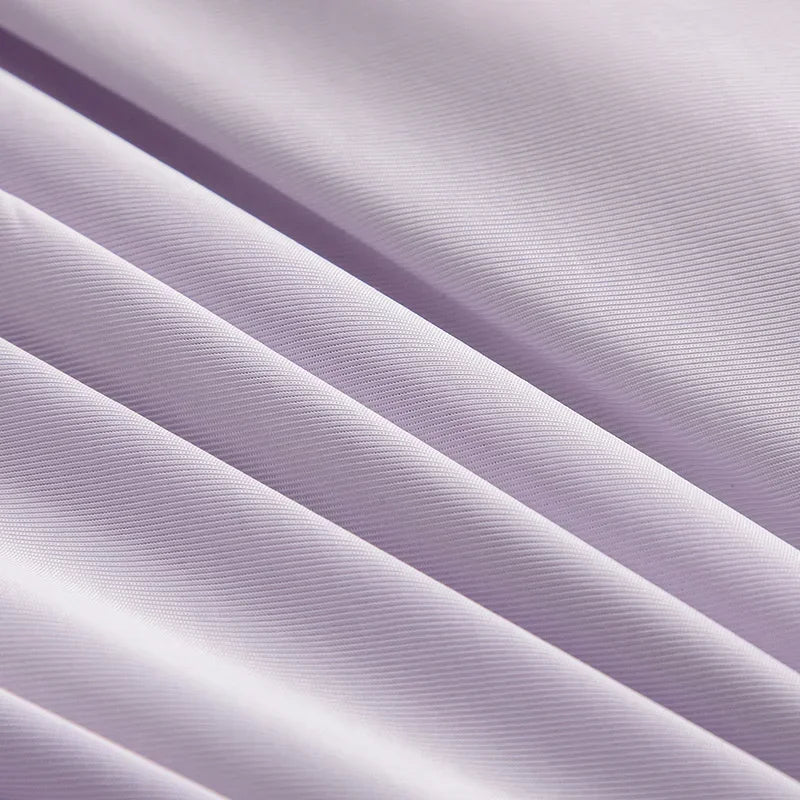 Air Condition Summer Comforter — Pure Color Ice Silk Cooling Blanket, Lightweight & Smooth Twin/King Size Quilt | Bowlift