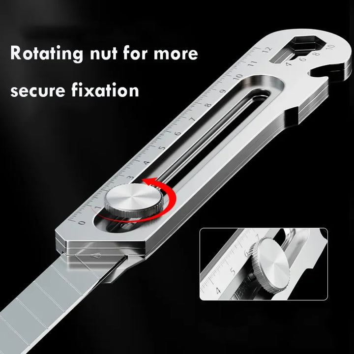 6in1 Multipurpose Stainless Steel Retractable Heavy Duty Snap-Off Blade | Bowlift