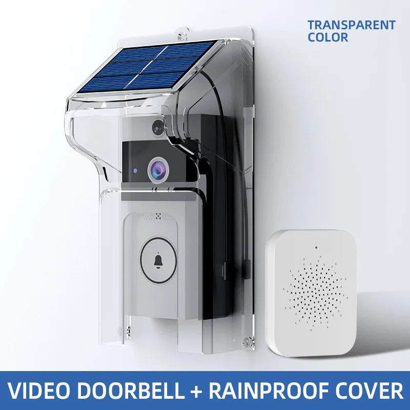 BowLift | SecuraSun DoorCam Wireless HD Video Doorbell with Solar Charging & Wi-Fi | IP65 Waterproof