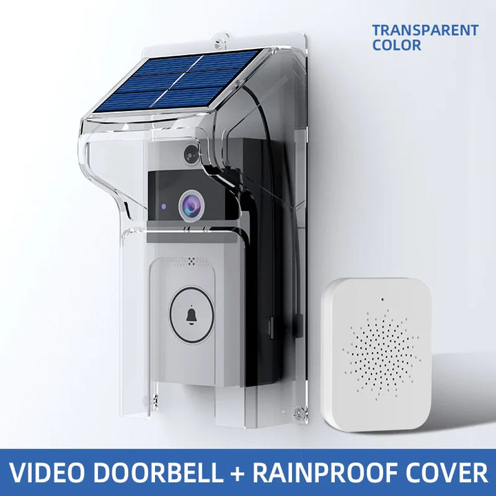 BowLift | SecuraSun DoorCam Wireless HD Video Doorbell with Solar Charging & Wi-Fi | IP65 Waterproof