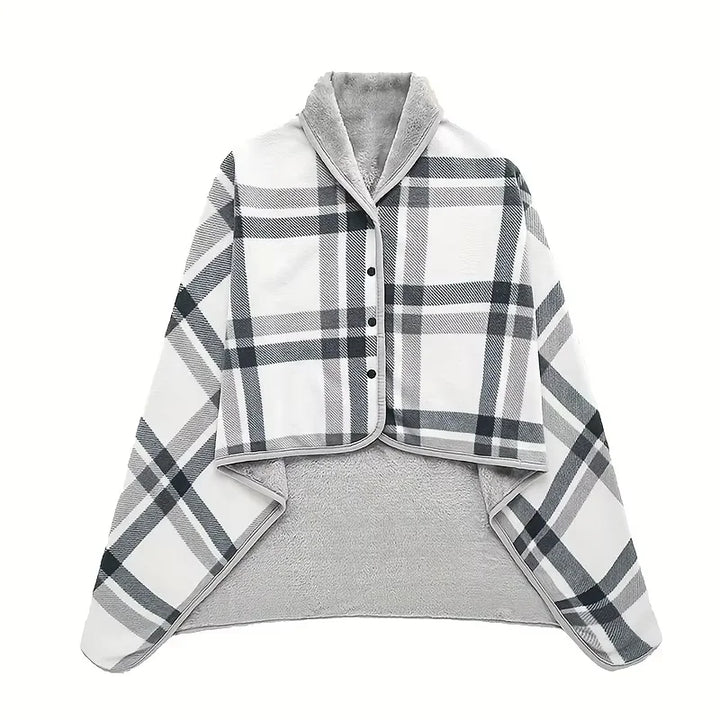 BowLift | CozyWrap Scarf | Wearable Blanket | Soft Flannel | Ideal for Office & Home