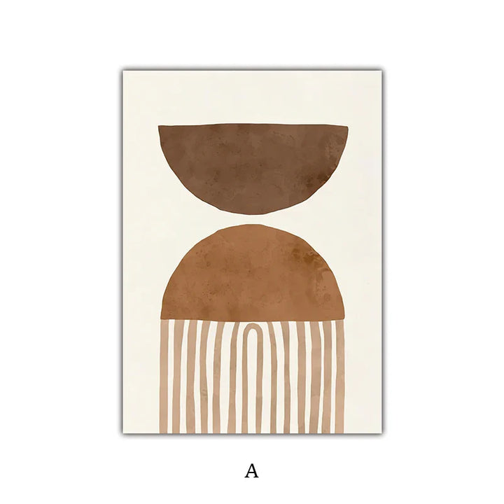 Simple Nature Floral Landscape Gallery Wall Art Fine Art Canvas Prints Minimalist Nordic Pictures For Living Room Scandinavian Home Decor | Bowlift
