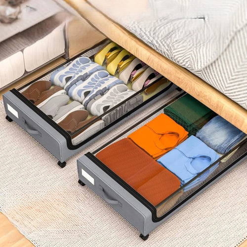 Underbed Storage StackaBowlifte Wheeled Box Organizer | Bowlift
