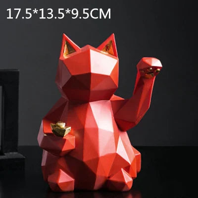 BowLift | Nordic Style Geometric Lucky Cat