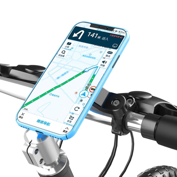 BowLift | RIDELOCK Pro Mount | Shockproof Phone Holder for Bike & Motorcycle | 360° Rotatable | For 4.7–7.2" Smartphones