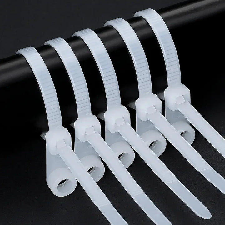 BowLift | Self-locking Cable Ties with Screw Hole – Tensile Strength up to 22 kg
