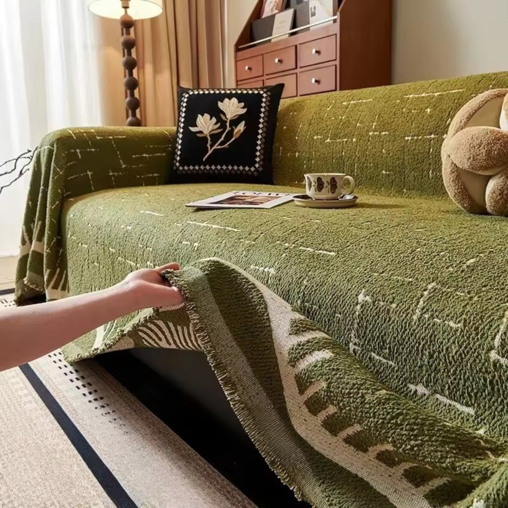 BowLift | Serene Horizon Lines Sofa Cover