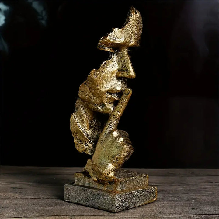 SerenitySculpt - Thoughtful abstract statue for calm reflection | Bowlift