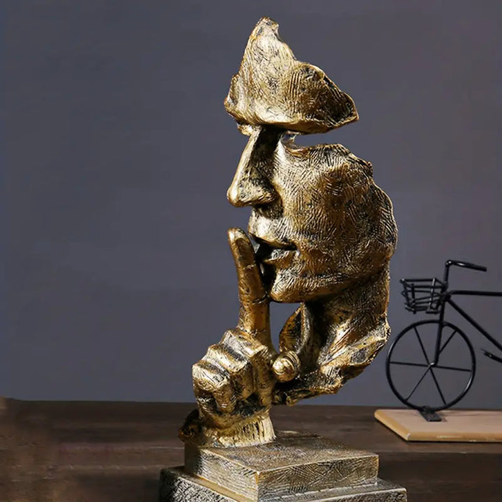 SerenitySculpt - Thoughtful abstract statue for calm reflection | Bowlift