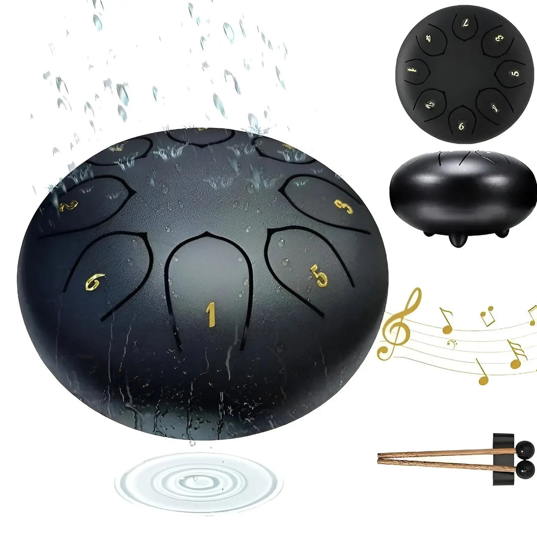 Steel Tongue Drum - SerenityRain | Bowlift