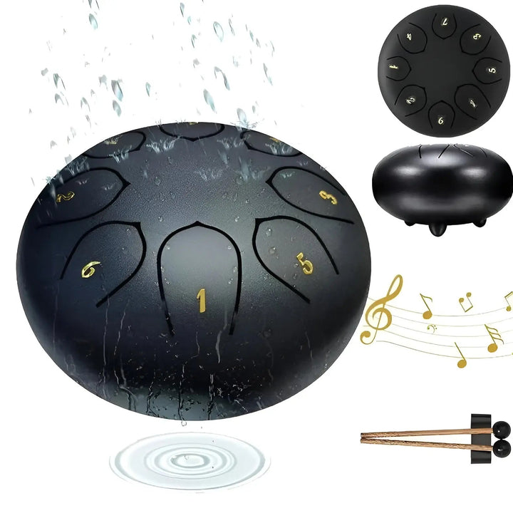 Steel Tongue Drum - SerenityRain | Bowlift
