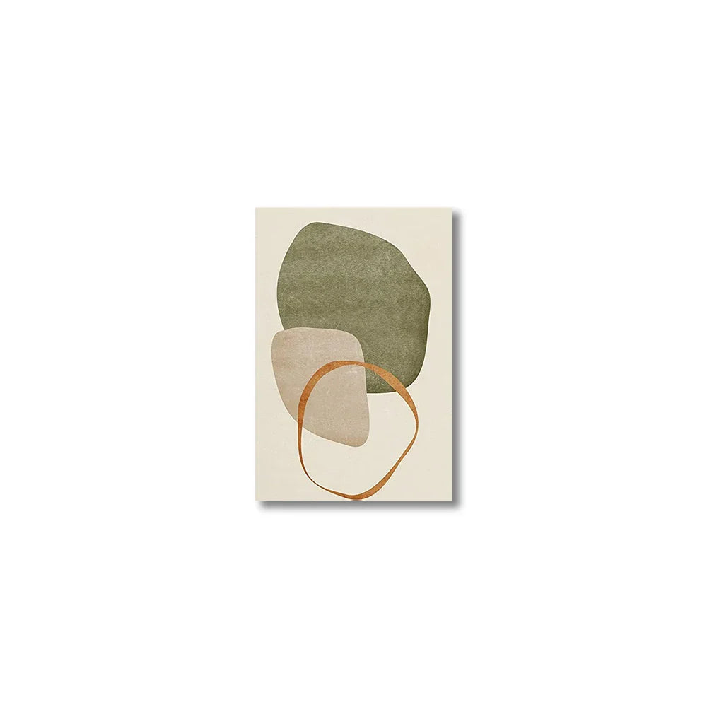 Set of 3PCS Neutral Tones Tropical Botanical Abstract Wall Art Fine Art Canvas Prints Pictures For Living Room Dining Room Scandinavian Home Decor | Bowlift