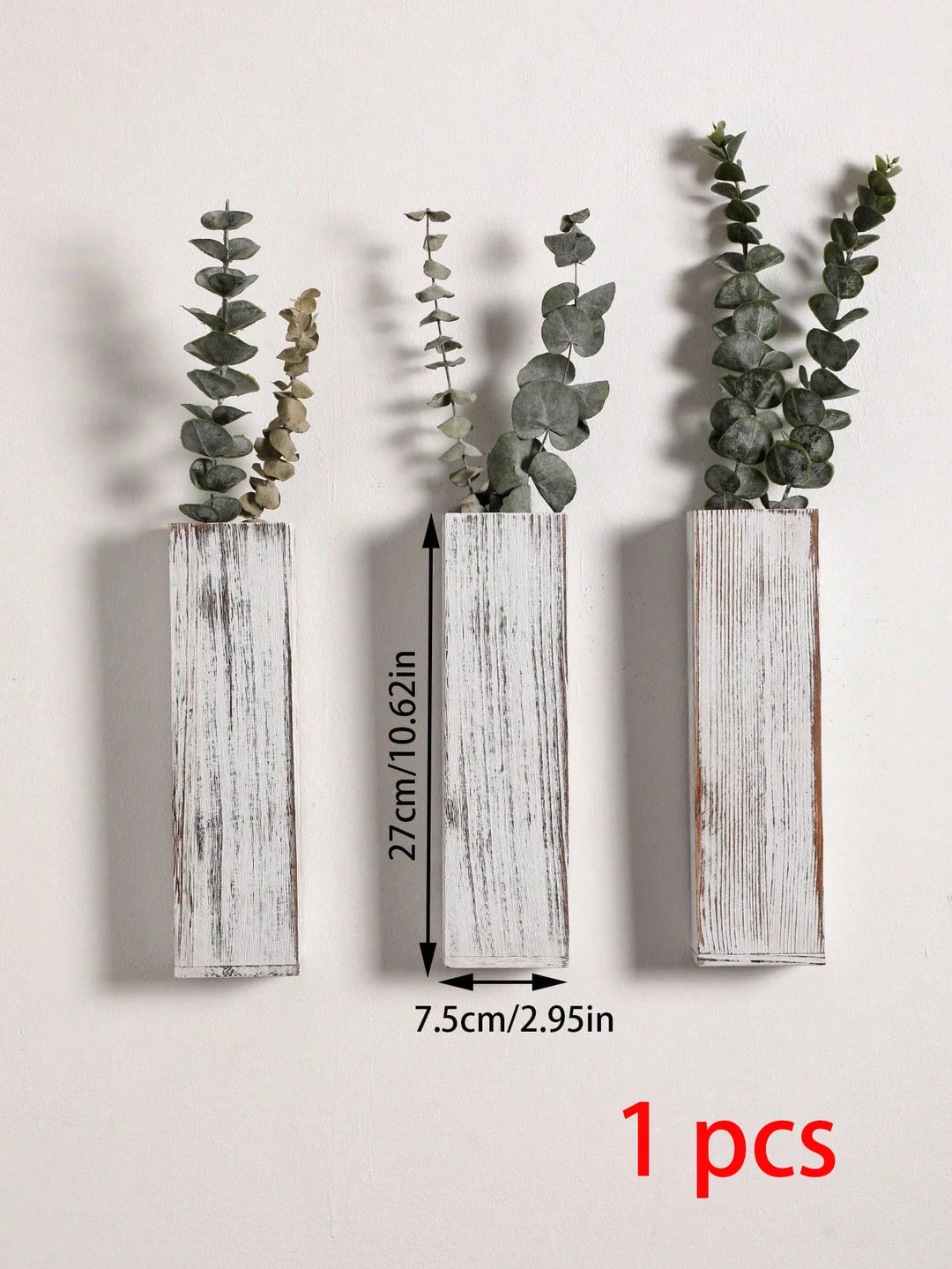 Handcrafted Nordic Wooden Vase Wall Planters - Natural Grain Finish, Minimalist Scandinavian Design, Perfect for Long-Stemmed Flowers and Home Decor, Versatile and Elegant Decorative Pieces | Bowlift