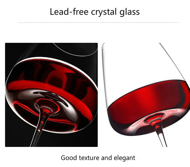 Sets of 2, 4 & 6 Handmade Crystal Wine and Champagne Glasses - 4 Sizes | Bowlift